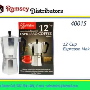 40015 - CH11148  12 Cup Aluminum Coffee Espresso