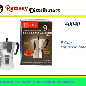 40040 - CH11149  9 CUP ESPRESSO MAKER