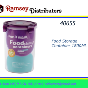 40655 - 26480  CONTENEDOR 1800ml TAPA MORADA