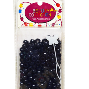 40680 - 200pc Hair Beads Navy