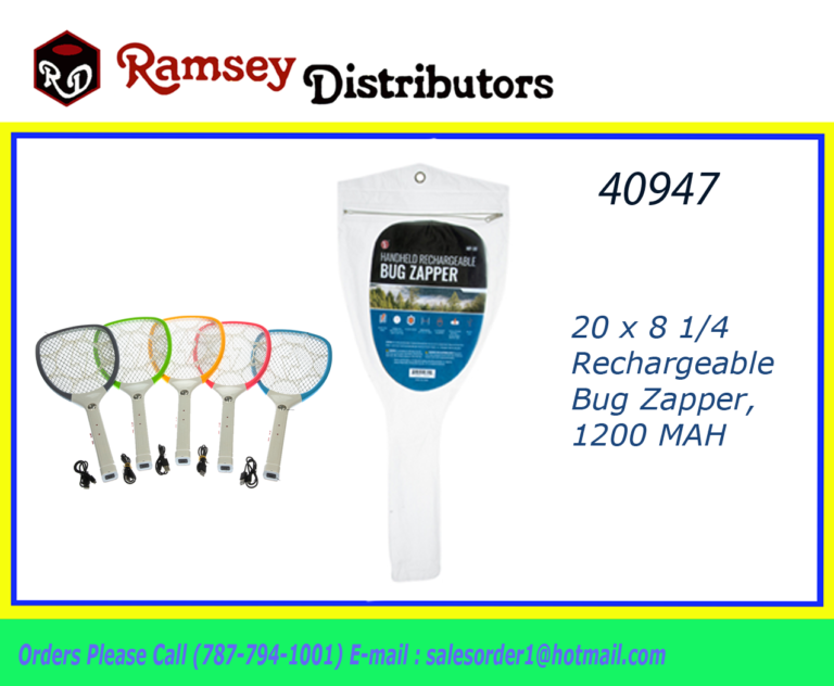 40948 Gecko Rechargeable Bug Zapper LTD109 Ramsey Distributors