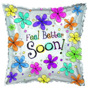 50192 - 414161  Ballons Feel Better Soon 18"