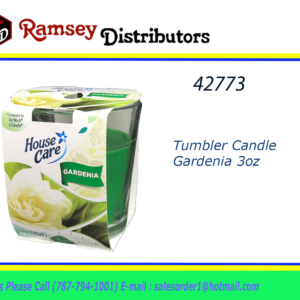 42773 - 86067  Tumbler Candle Gardenia 3oz
