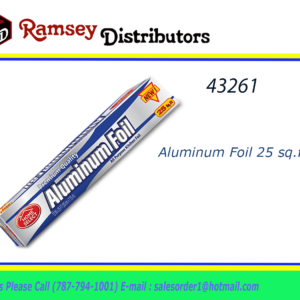 43261 - IN85178  30 SQFT ALUMINUM FOIL