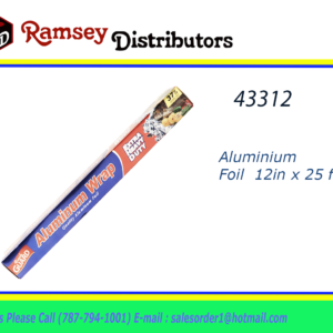 43312 - Aluminium Foil  12in x 25 f