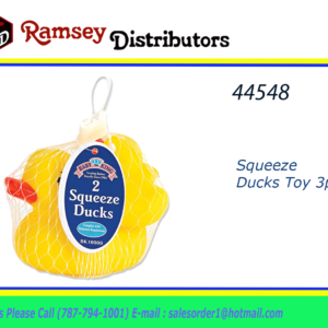 44548 - BK10000  3 Squeeze Ducks Toy