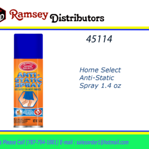 45114 - 10724 - Home Select - Anti-Static Spray -  - 1.4 oz.