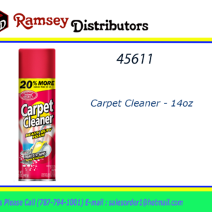 45611 - 6108 - Home Select - Household Aerosol - Carpet Cleaner - 14 oz.