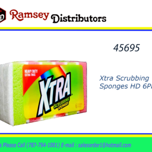 45695 - Xtra Scrubbing Sponges HD 6ct  X00759