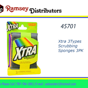 45701 - Xtra 3Types Scrubbing Sponges HD   X00756