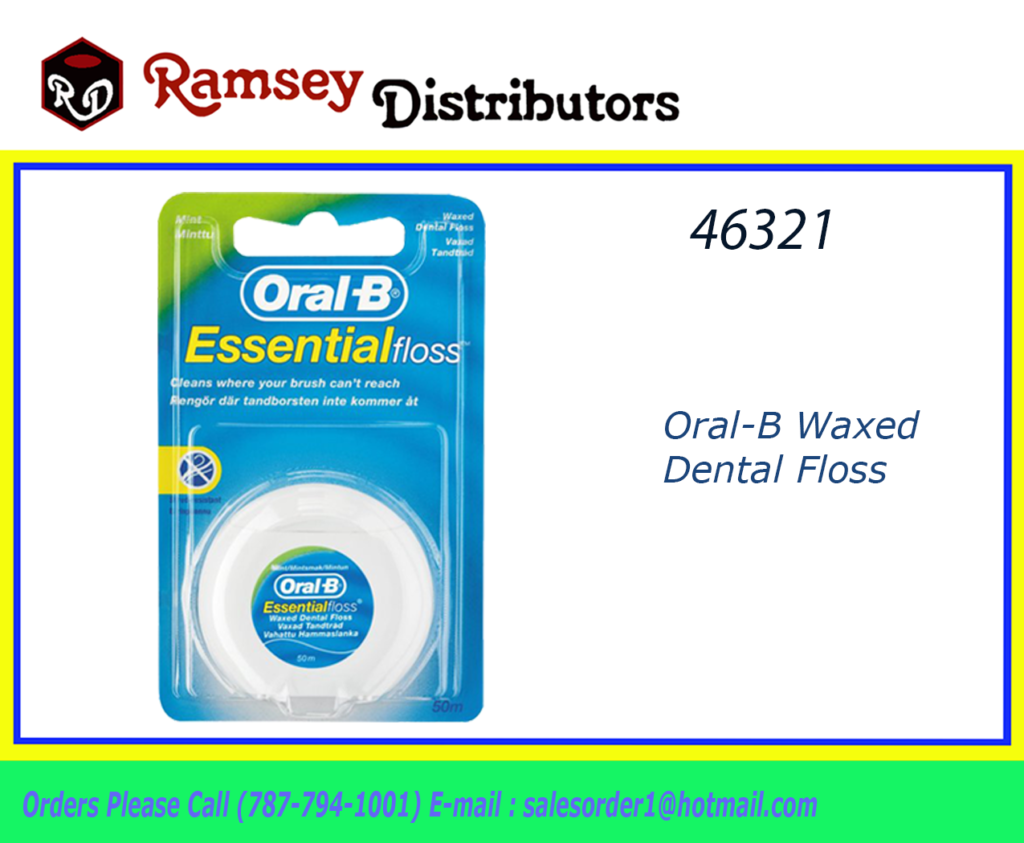 46321 OralB Waxed Dental Floss Ramsey Distributors