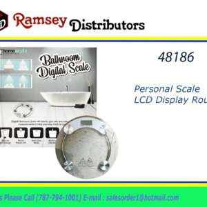 48186 - CH20041   Personal Scale Led Display Printed Glass