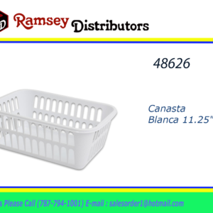 48626 - 39496  Canasta Blanca 11.25"