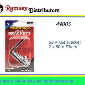 49005 - HW-40097    SS Angle Bracket 2 x 50 x 50mm
