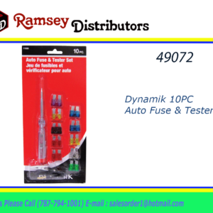 49072 - D-11658  Dynamik 10PC Auto Fuse & Tester Set