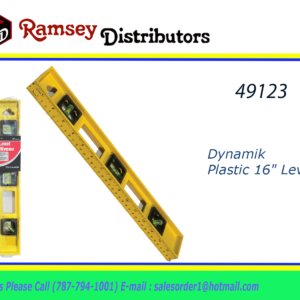 49123 - D-11511       Dynamik Plastic 16" Level