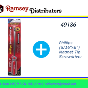 49186 - TL-3303        Phillips (5/16"x6") Magnet Tip Screwdriver
