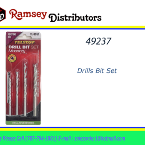 49237 - HH-3351    Masonry Drill Bit Set 5,6,8,10mm Stone/Concrete