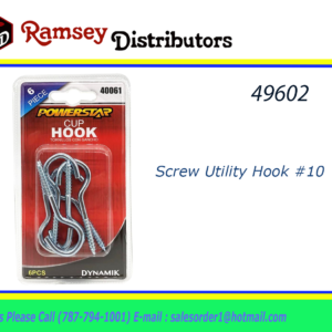 49602 - HW-40061   Screw Utility Hook #10