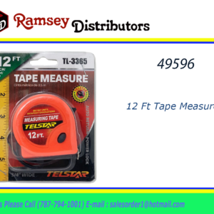 49689 - TL-3365          12 Ft Tape Measure