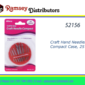 52156 - 311    Allary Craft Needle Compact  25pcs