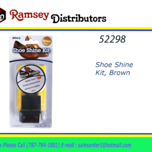 52298 - 905-16     Shoe Shine Kit, Brown