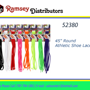 52380 - 969       Athletic Laces, 45"