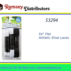 53294 - 916       54" Flat Athletic Shoe Laces