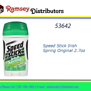 53642 - Speed Stick Irish Spring  Original  2.7 oz