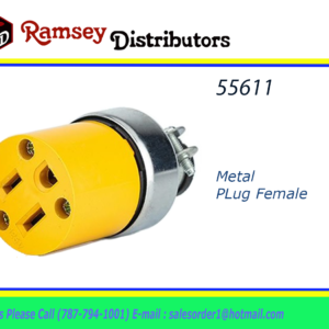 55611 - 6500  Enchufe Metal/Plastico Hembra