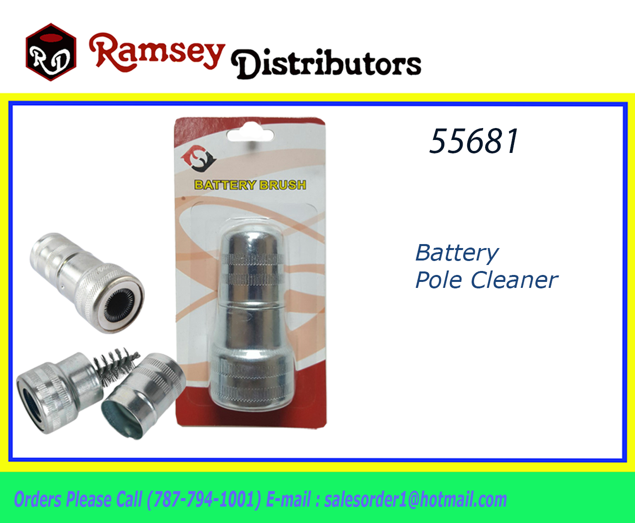 55681 Battery Pole Cleaner Ramsey Distributors