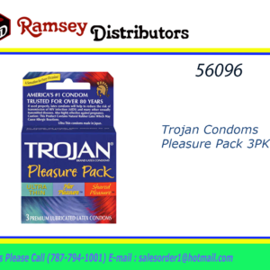 56096 - 6174  Trojan Condoms Pleasure Pack