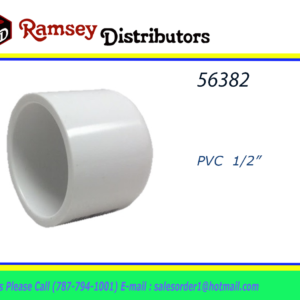 56382 - 2962  PVC Cap 1/2"