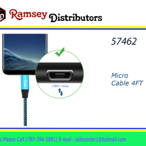 57462 - 5807  Micro Cable 4FT Android