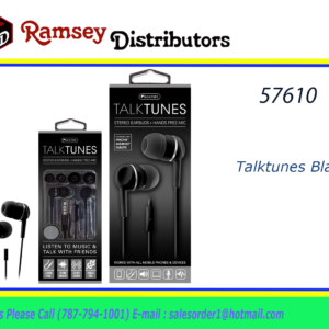 57610 - HM116  Talktunes Black
