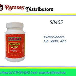 58405 - K015  Bicarbionato De Soda  4oz