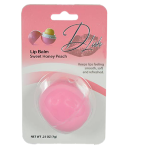 58486 - 88264A       Dlish Lip Balm Ball Sweet Honey Peach