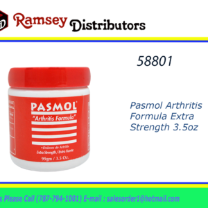 58801 - 27310  Pasmol Arthritis Formula Extra Strength 3.5 OZ