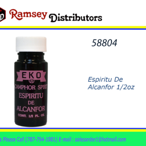 58804 - E110  EKO  Espiritu De Alcanfor 1/2oz