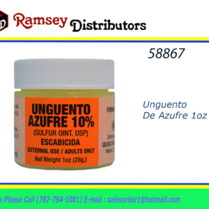 58867 - ULR006  Unguento de Azufre 1oz