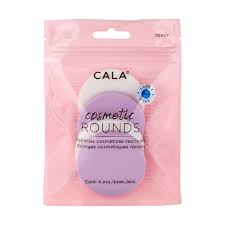 57048 - 70927  Cala Cosmetic Rounds 4pc/pk