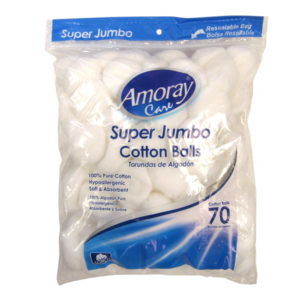 10563 - Amoray Cotton Ball 70CT Super Jumbo