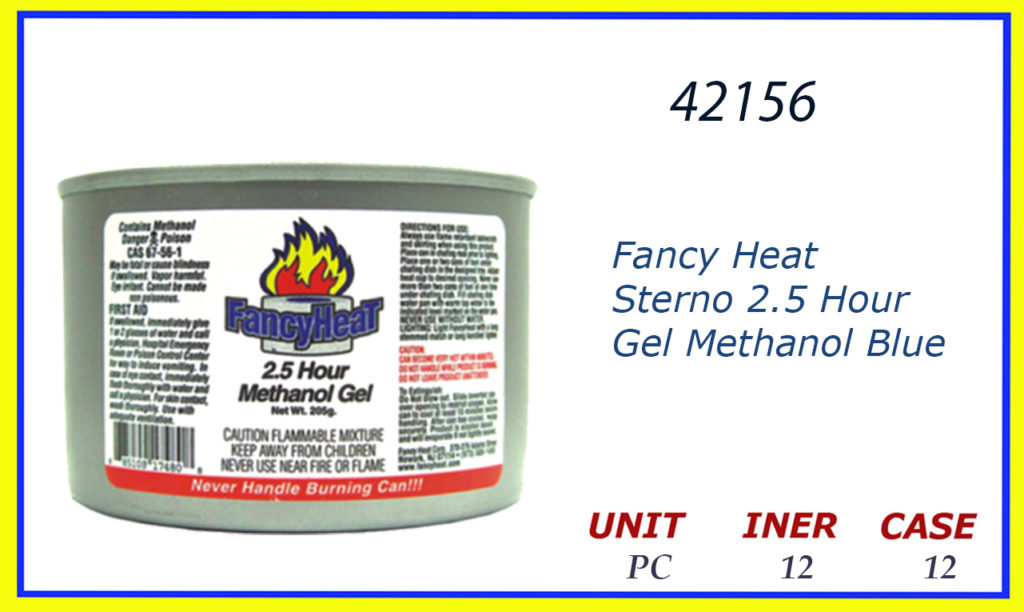 42156 METHANOL GEL 2.5 HOUR Ramsey Distributors