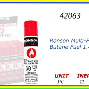 42063 - RONSON BUTANE FULL 1.48oz