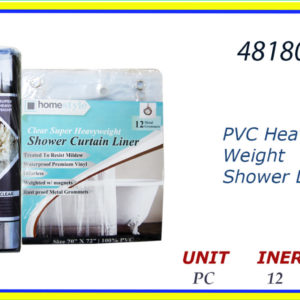48180 - CORTINA DE BAÑO PVC