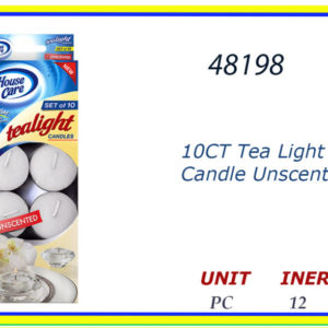 48198 - TEA LIGHT SIN OLOR (10)