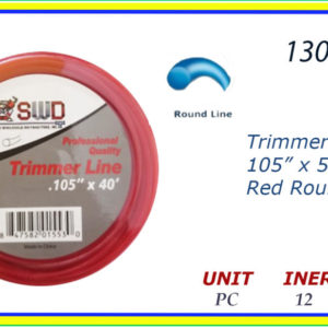 13057 - HILO TRIMMER REDONDO ROJO 105 X 40