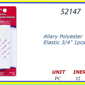 52147 - ELASTIC 3/4" WHITE