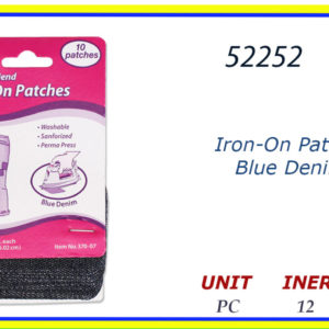 52252 - IRON-ON PATCH AZUL