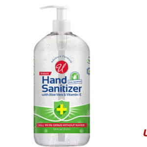 59551 - 56431  U Hand Sanitizer Classic Pump 34oz